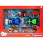 Pull Back Farm Tractor Playset