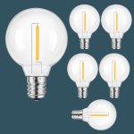 Classic Bulb G40 LED E12 0.8W 6 Pack Replacement Light