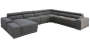 Vicent Corner Couch With Built-in Sound Docking Station