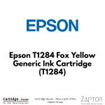 Epson T1284 Fox Yellow Compatible Ink Cartridge – Alternate Brand