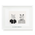 Wolfie & Wolf Art Print