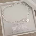 Graduation Bracelet Set 925 Sterling Silver Graduation Charm And Bracelet Adjustable Up To 19CM