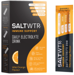 Saltwtr Wild Orange - Sugar-free Electrolytes - Immune Support Hydration - 8 Pack
