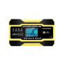 ANDOWL=12V 10A-24V 5A Touch Screen Smart Car Battery Charger - Yellow