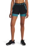Women's Ua Play Up 2-IN-1 Shorts - Black LG