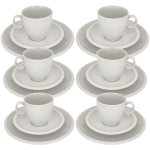 18 Piece White Tea Set SGN1209
