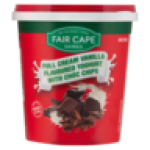 Fair Cape Dairies Vanilla Flavoured With Choc Chip Full Cream Yoghurt 1KG