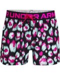Girls' Ua Play Up Printed Shorts - BLACK-006 Ylg
