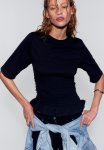 Smocked Top - Black