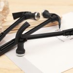 Compact Claw Hammer For Carpentry & Nail Punching - Durable Metal Ideal For Home Safety & Watch Repair