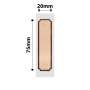 NB323 - NIIMBOT - D101 ONLY - 20X75MM - 90 BROWN WOOD LABELS