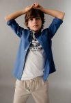 Shirt Pol - Bright Blue