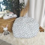 Hide And Seat Bean Bag Buddy Light Grey Dotted White