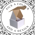Design Shipper Box Tall Square White Kraft