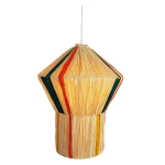 Irisia Raffia Pendant