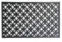 Doormat Rubber Star Black 10MM 45X75CM
