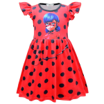 M Ladybug Polka Dress