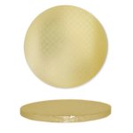 12 Inch Gold Thick Round Cake Board