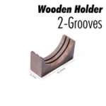 Coffee Accessories Puck Screen 316 Stainless Steel 2 Grooves Wood Hold