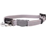CAT Rogz Alley Safety Release Xsmall Collar - Silver Waggs Online Pet Shop