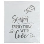 Plastic Stencil Season Everything With Love 20.5 X 24CM