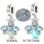 1PC Exquisite Luminous Firefly Charm Bead - Glow-in-the-dark Fit Original Bracelets Fine Diy Jewelry Unique Gift For Women Summe