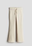 Flared Joggers - Light Beige