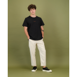 Pull On Pants With Pintuck Detail - Cream - XS