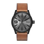 Diesel Rasp Brown Leather Men's Watch - DZ1764