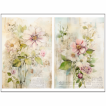 Tear Resistant Deco Print Vintage Botanical