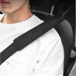 Comfortplus Soft Plush Car Seat Belt Shoulder Pad - Breathable Extended Neck Support For Long Drives