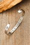 Silver Believe In You Like I Do Bracelet