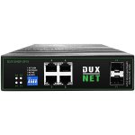 Duxnet 6-PORT Gigabit Unmanaged Industrial Poe Switch