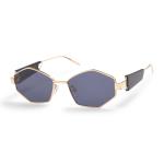 Black Pentagon Shape Sunglasses