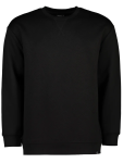 Black Textured Crew Sweatshirt - M Black