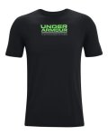 Men's Ua Multicolor Box Logo Short Sleeve - Black XL