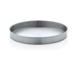 Tray Round In Matt Stainless Steel 30 Cm Diameter Easy