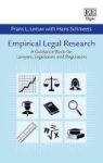 Empirical Legal Research - A Guidance Book For Lawyers Legislators And Regulators Hardcover