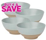 Buy 4 Siaki Bowl Stoneware 2TONE 16CM - 3ASS For R179