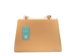 Classic Trapezoid Tote Bag- Brown