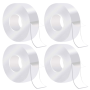 4 Rolls 3M X 30MM Transparent Nano Gel Double-sided Tape For Home Use