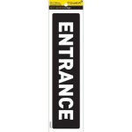 Information Sign – Entrance – White-black – 185 X 50MM – Signaent