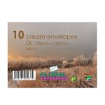 Dl Envelopes Creme 10S
