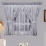 Matoc Designs Curtain - Caf Double Layer - Mystic Voile - Dove - Taped - 250CM W X 120CM H