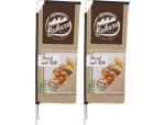 Legend 2M Telescopic Flying Banner - Set Of 2