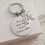 CAS102716 - Personalized Kiddies Keyring Stainless Steel