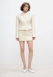 Studio: Wool-blend MINI Skirt - White