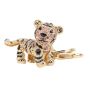 Rhinestone Tiger Keychain Compatible With Bags