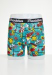 Boom Kapow Long Leg Trunks - Turquoise