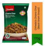 's Chana Chor Black Gram Snack 170G - Premium Pure Crunchy Savory Indian Namkeen For Tea Time & Daily Snacking Delivers Authenti
